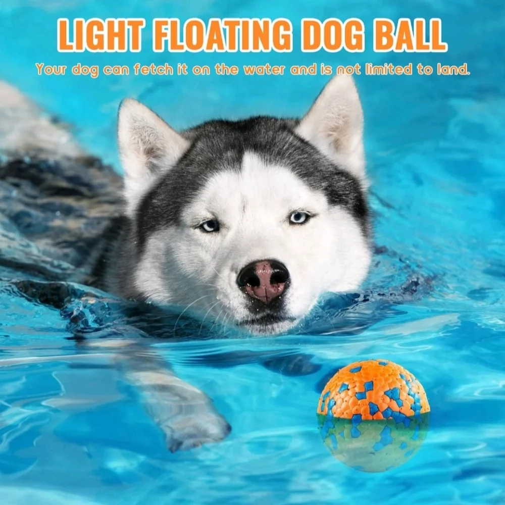 Chew Proof Dog Ball Dog Balls For Aggressive Chewers Floating Ball Fetch Toy